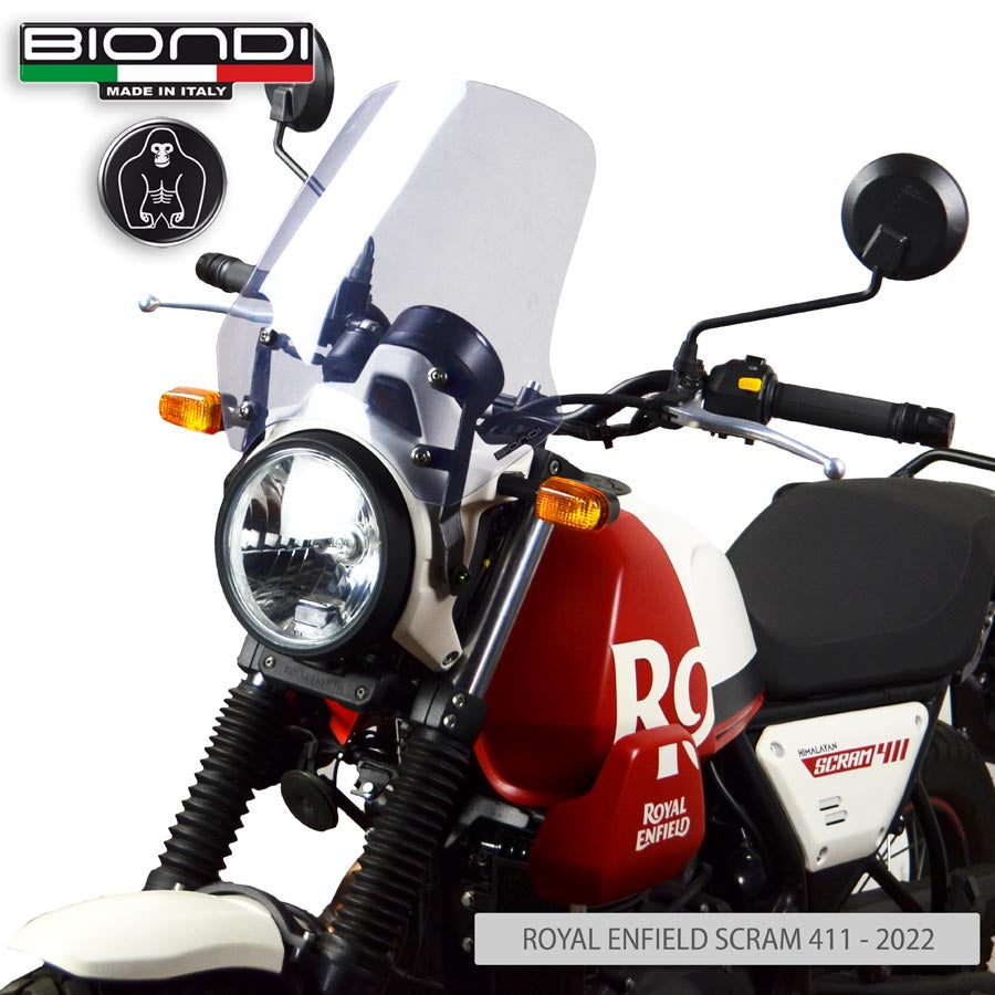 Biondi Cupolino Touring Trasparente Royal Enfield Scram 411 2022