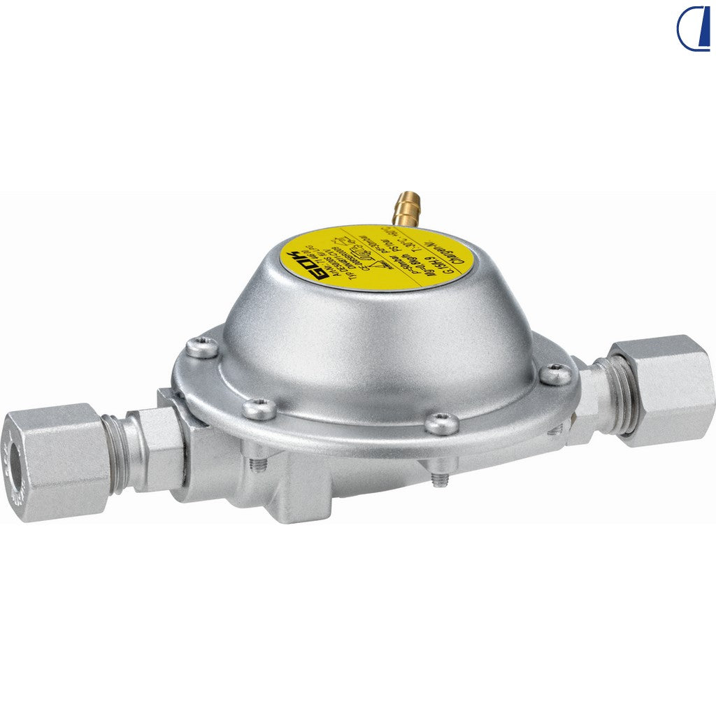 GOK Adattatore gas 50/30 mbar 0,8 kg/h per regolatori camper