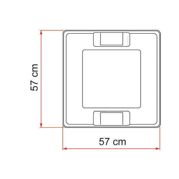 Fiamma Oblò Vent 50 Bianco con Rollo 50 Oscurante e Zanzariera Inclusi 01668-01-