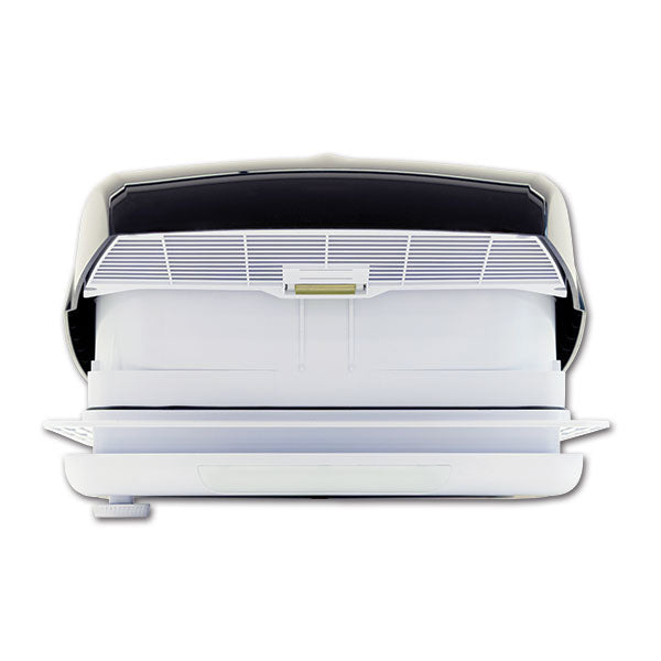 Oblò Motorizzato ExtraFan 40x40 cm con Ventilazione per Camper e Van - Nero