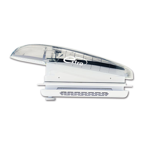 ExtraFan Motorisiertes Bullauge 40x40 mit transparenter Belüftung