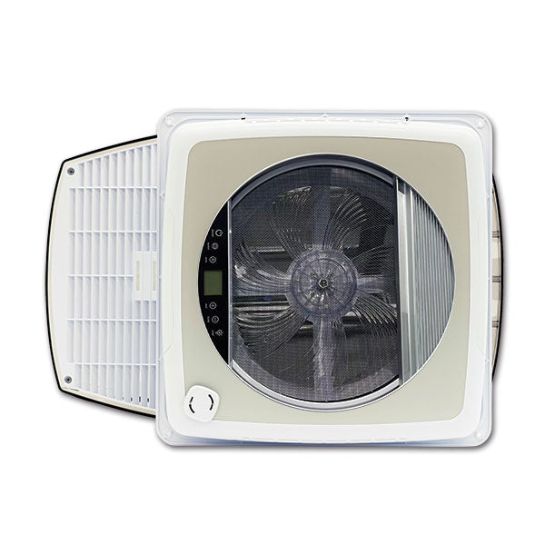 Ojo de buey motorizado ExtraFan 40x40 con ventilación transparente