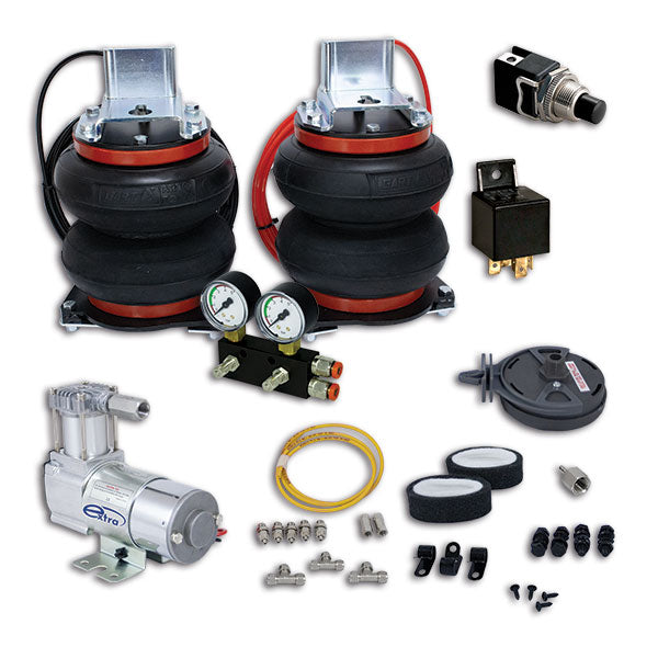 ExtraTop Kit Sospensioni ad Aria Camper e Van Ford Transit Anteriore 8" con Compressore