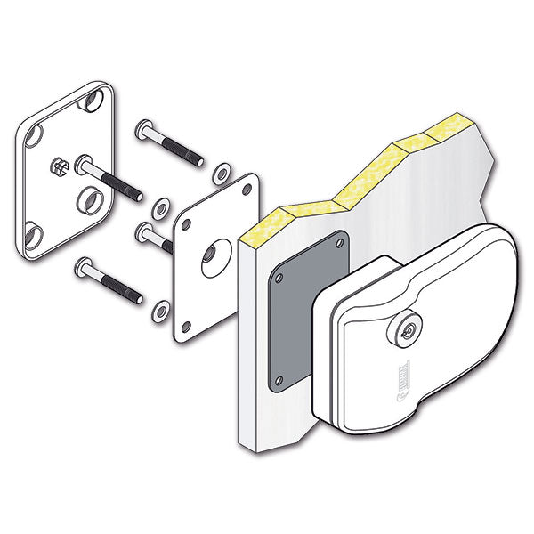 Fiamma Safe Door - Bianco 08021-01-