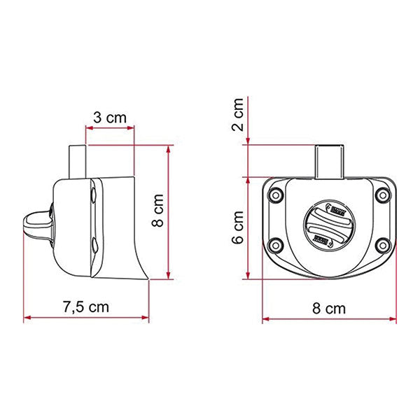 Fiamma Safe Door Guardian per Ducato X250 fino al 09/2009 05388-04- - AmerigoStore