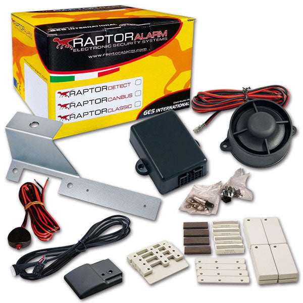 Ducato alarm with bracket and RAPTOR ANF2075 hyperfrequency