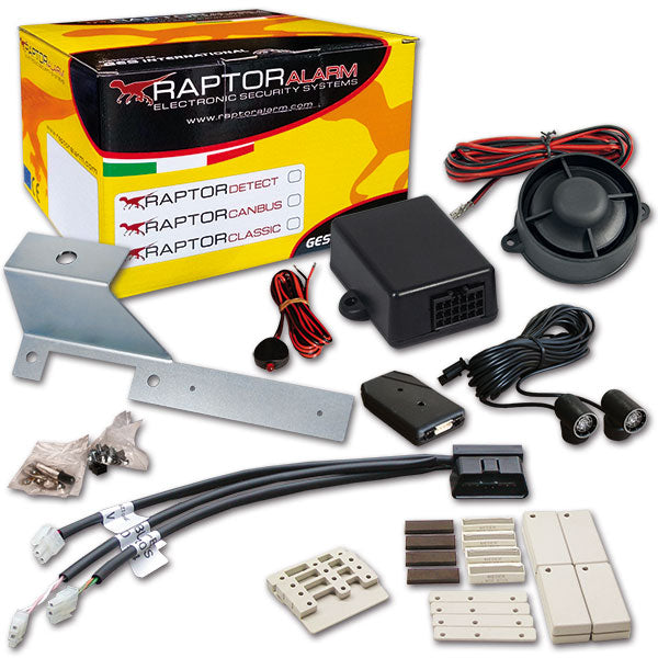 Antifurto Raptor per Fiat Ducato con OBD, Staffa e Ultrasuoni Kit Completo 8032793930112