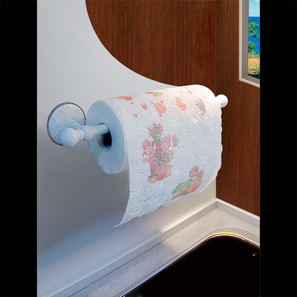 Küchenrollenhalter mit Saugnapf für Camper 8032793930228