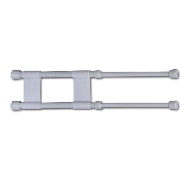 AST043 Barra Anticaída Doble 26/43 cm para Muebles Camper