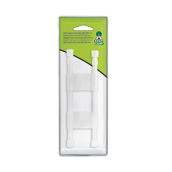 KeepCamp Asta doppia anticaduta da 25 a 40 cm - blister