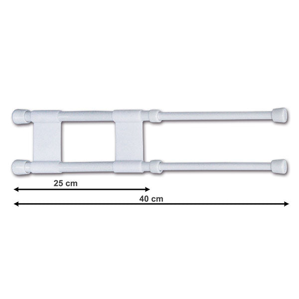 KeepCamp Asta doppia anticaduta da 25 a 40 cm - blister