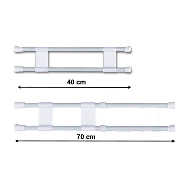 KeepCamp Asta doppia anticaduta da 40 a 70 cm - blister