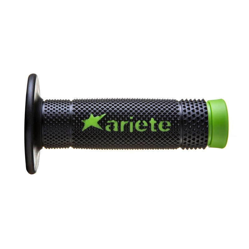 Ariete Pair of Vulcan Green-Black Motocross Grips 02643-VN