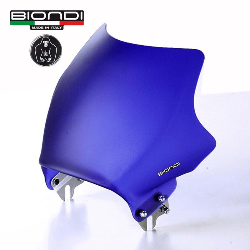 Biondi Dark Blusatinato Motorcycle Windshield Model 8010045