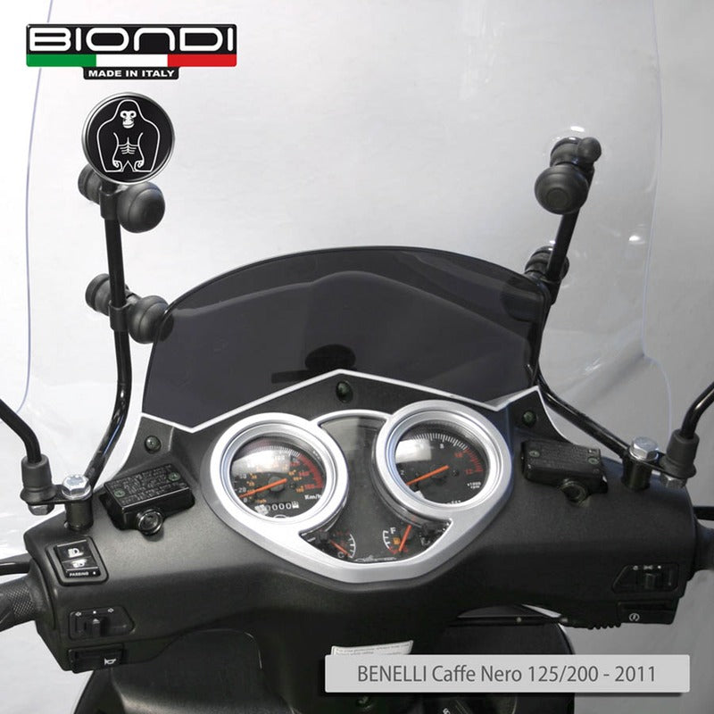 Biondi Windshield Mounting Kit Benelli Cafe Nero 125/150 Keeway 8500521