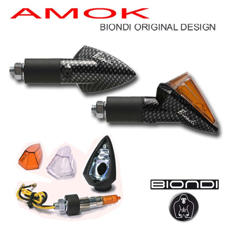 Biondi Coppia Frecce Simil carbonio lunga Omologata 8900919