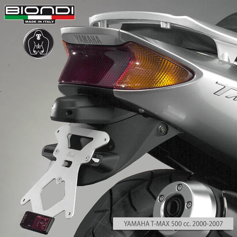 Biondi License Plate Holder Yamaha T-Max 50000-07 Aluminum 8909980