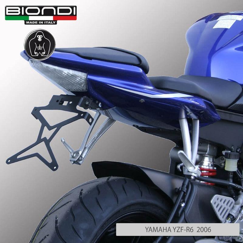 Biondi License Plate Holder Yamaha YZF-R6 06-09 Adjustable 8909997