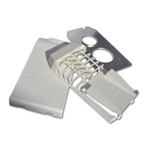 Boiler Grill Kit Pure White Cover + Bracket BLR910