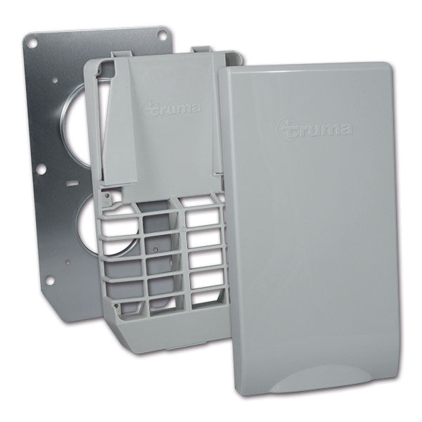 Kit de cubierta de rejilla para caldera gris claro + soporte BLR911