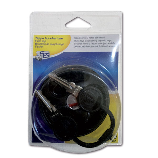 Zadi Tappo nero 3 razze - blister 1 pezzo