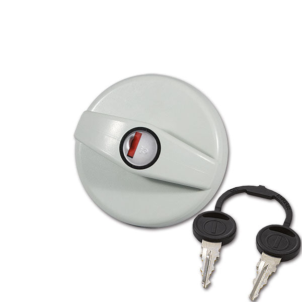 Tapa FIAT Zadi Blanca con Cilindro y Llaves ZADI