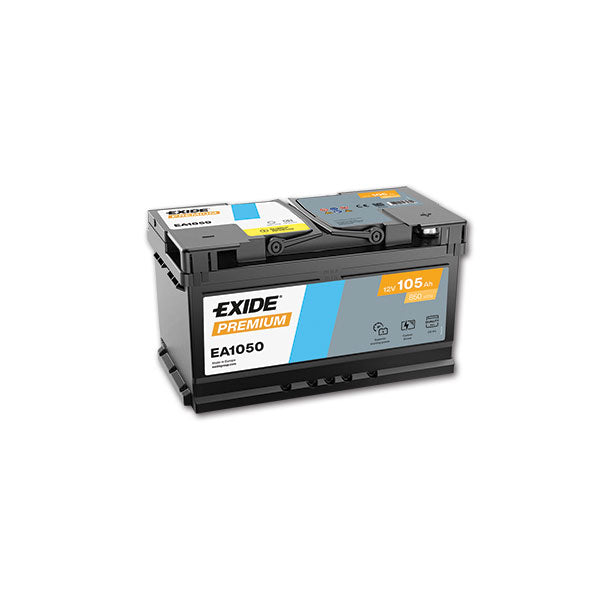 Exide Batteria Camper PREMIUM avviamento/servizi 12V 105Ah