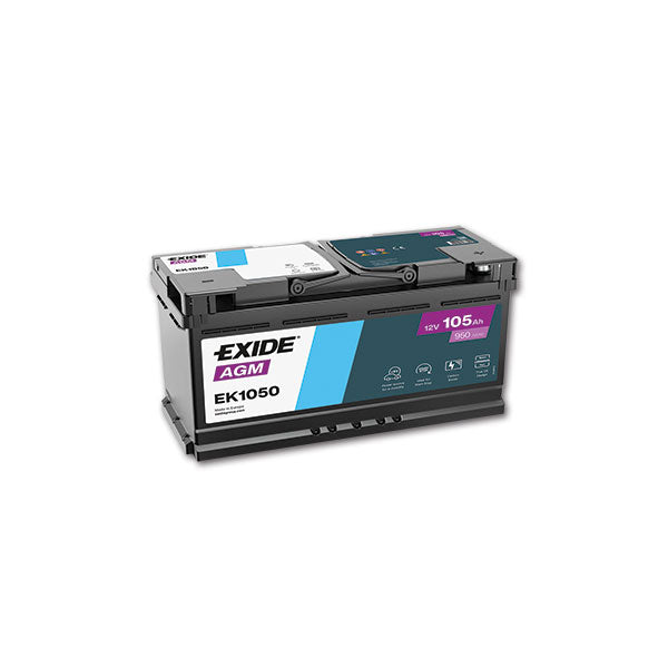 Exide Batteria Camper AGM 12V 105 Ah