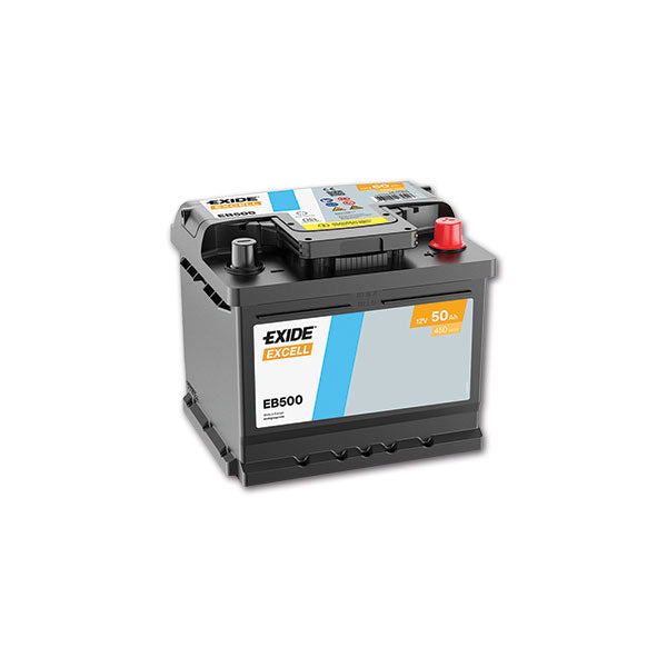 Exide Camperbatterie EB 500 Excell LB3 12V 50 Ah