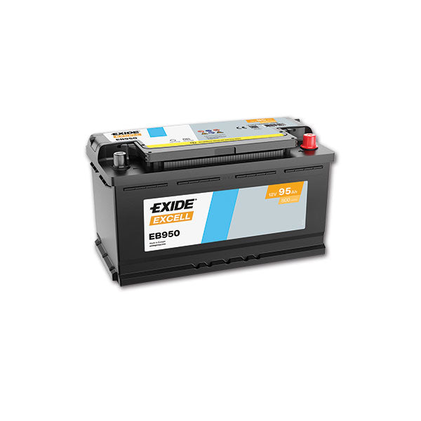 Batería para autocaravana Exide EB 712 Excell LB3 12 V 71 Ah