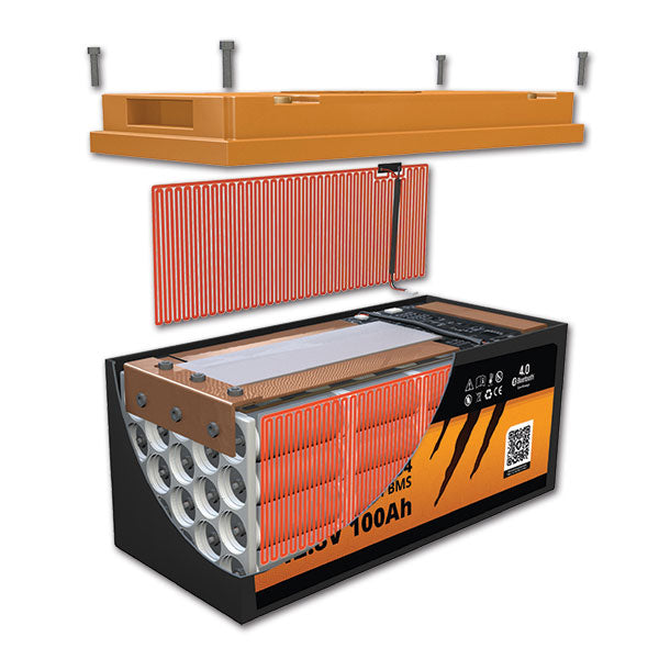 Liontron Batteria Al litio 150 Ampere Artic Specifica Fiat Ducato