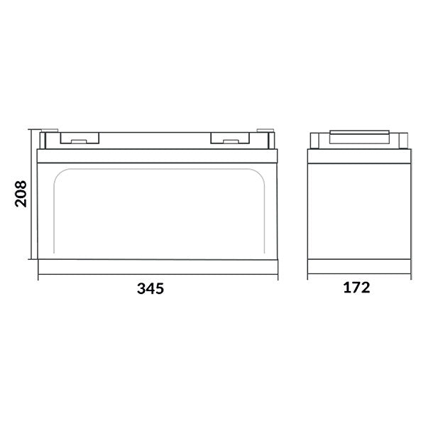 Liontron All-in-One-Wohnmobilbatterie Liontron 100 A