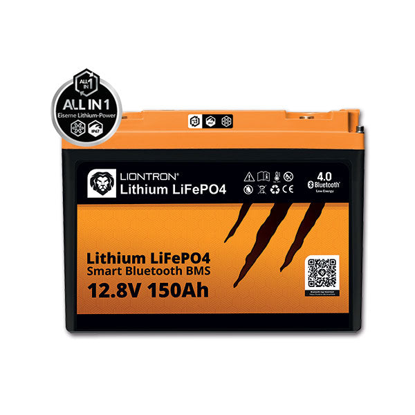 Batería de litio todo en uno Liontron de 150 amperios para autocaravanas