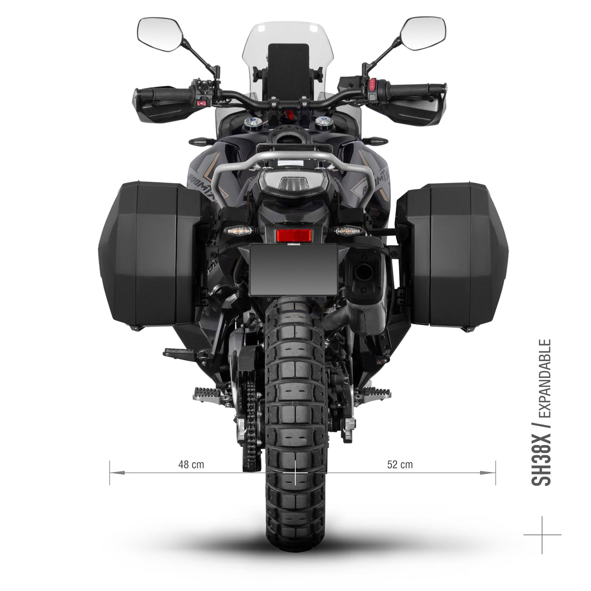 Soporte para maletas laterales Shad Shad Sistema 3P CF MOTO 800 MTX 2025 C0MT85IF
