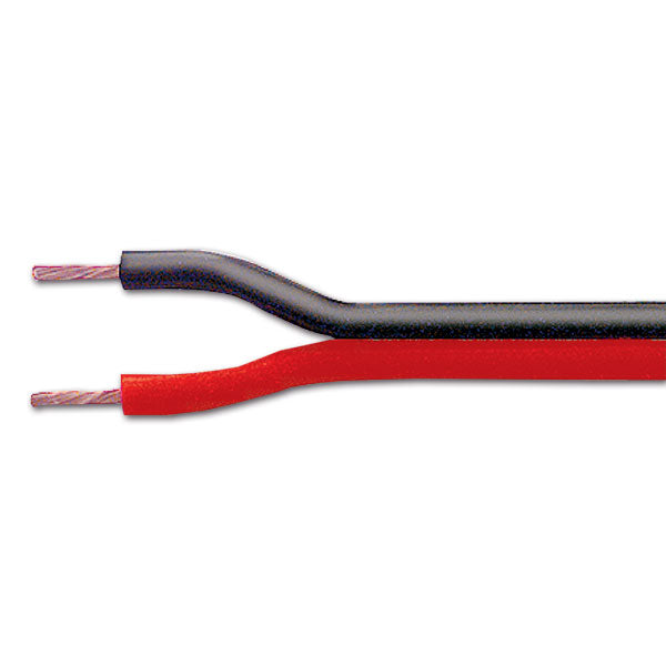 Rot/schwarzes 2x1 mm GES CAV21 Flachkabel