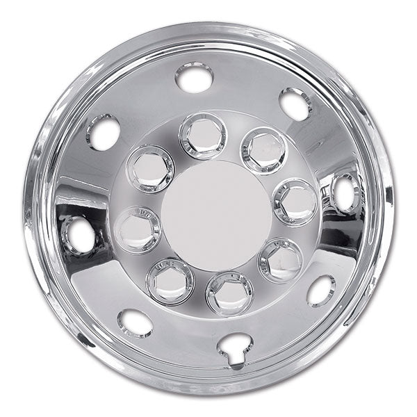 Kit 4 Copricerchi Convessi e Cromati 16'' per Camper CCR164