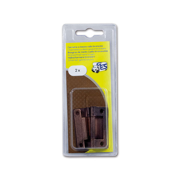 Flaches Bronzescharnier 52x38 mm GES - 2 Stück CER30050BC
