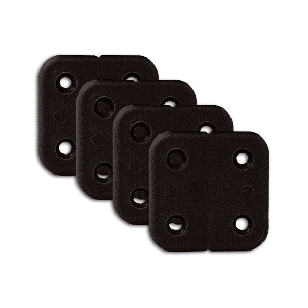 Black Plastic Chest Hinge 43x40mm GES - 4 PCS CER30260NC