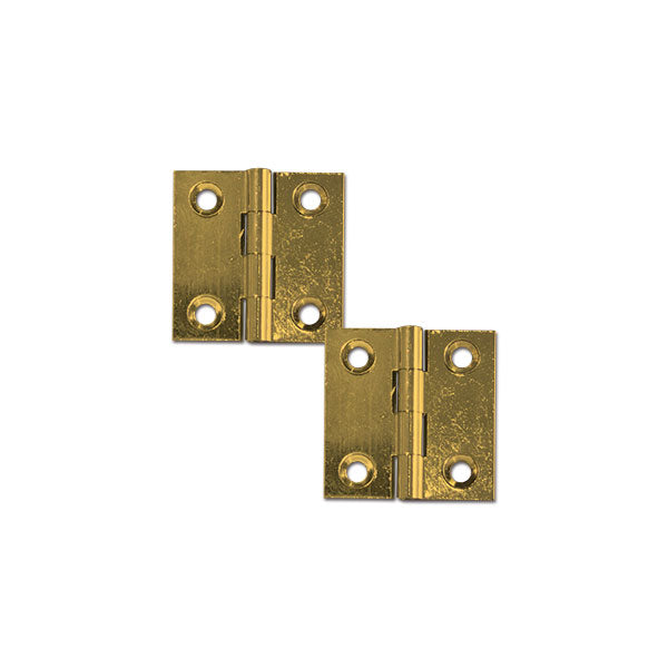 Gefrästes Messingscharnier 30x30 mm GES - 2 Stück 8032793932512