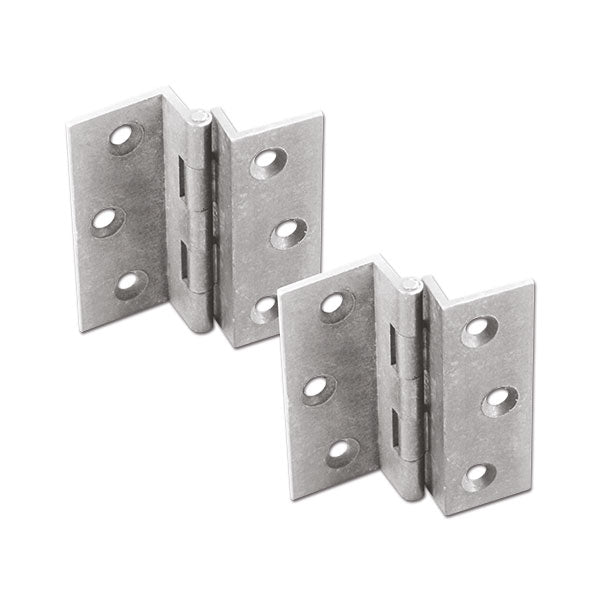 Halbhalsscharnier aus Chrom 50x40 mm GES - 2 Stück 8032793932666