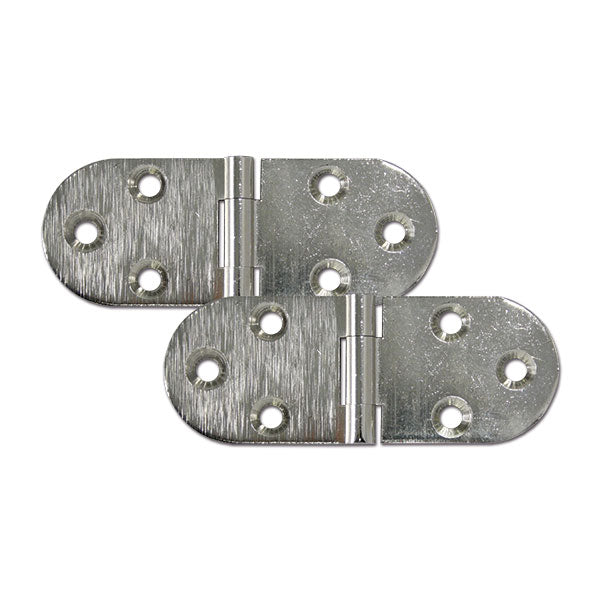 Bisagra cromada para galletas 3x8 mm GES - 2 piezas 8032793932680
