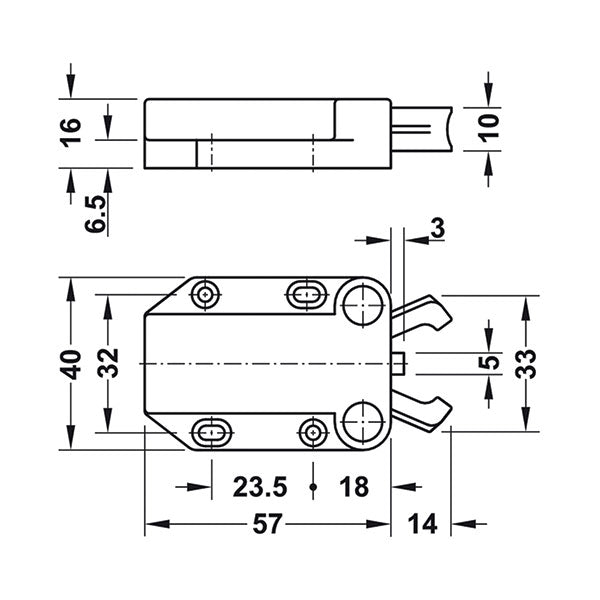 Chiusura push per antine senza maniglia CHR43