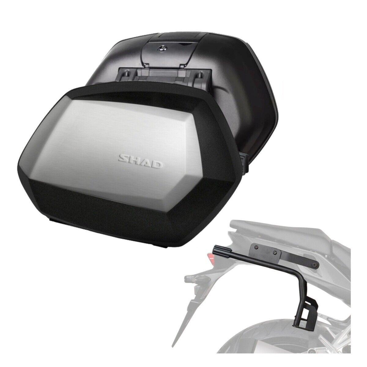 KIT VALIGIE LATERALI SHAD SH35+TELAIO 4P HONDA CB500X 2016