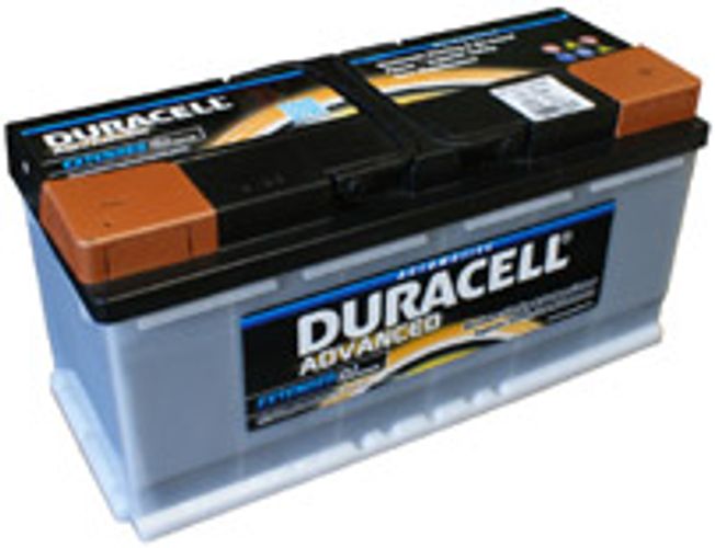 Duracell Advanced 12V 110Ah 850A DX Autobatterie