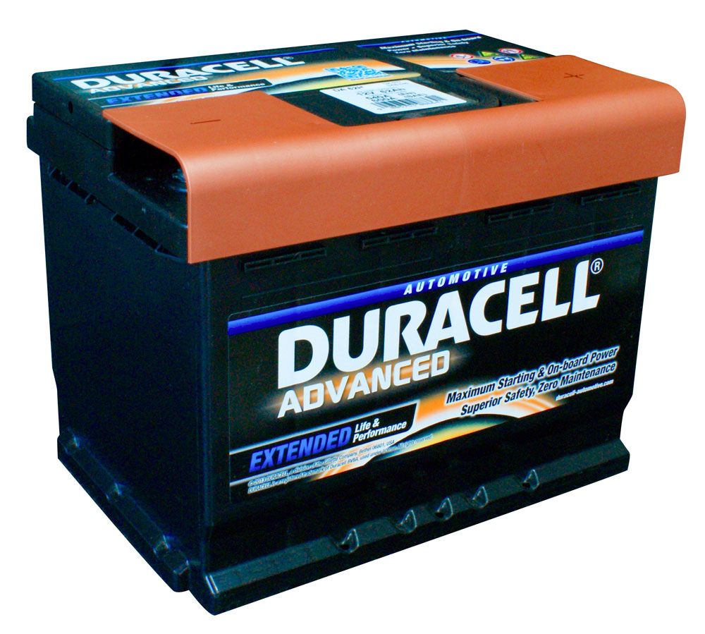 Batería de coche Duracell Advanced 12 V 62 Ah 550 A DX