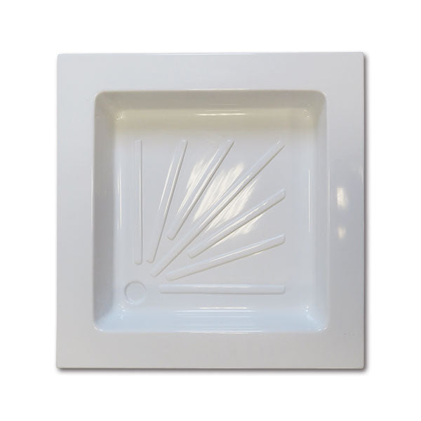 Piatto doccia ricambio camper in PST 500 x 500 x 80 mm DCP101