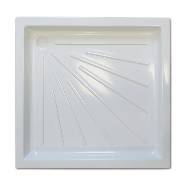 Shower tray in PST 645 x 600 x 50 mm DCP102