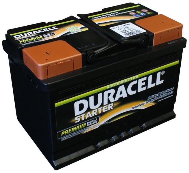 Duracell Starter car battery 12V 72Ah 640A SX
