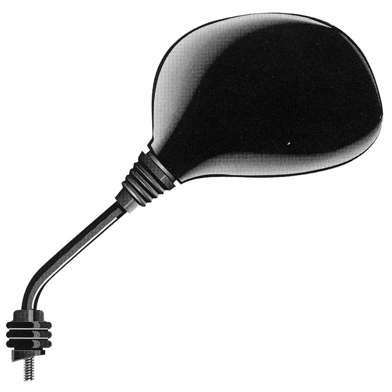 Okyami Zip-Fast Rider/Rst Right Rearview Mirror Quartz E220123