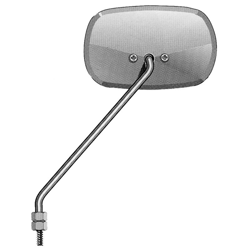 Okyami Rearview Mirror Beverly Rst 04-07 Right Satin E220514